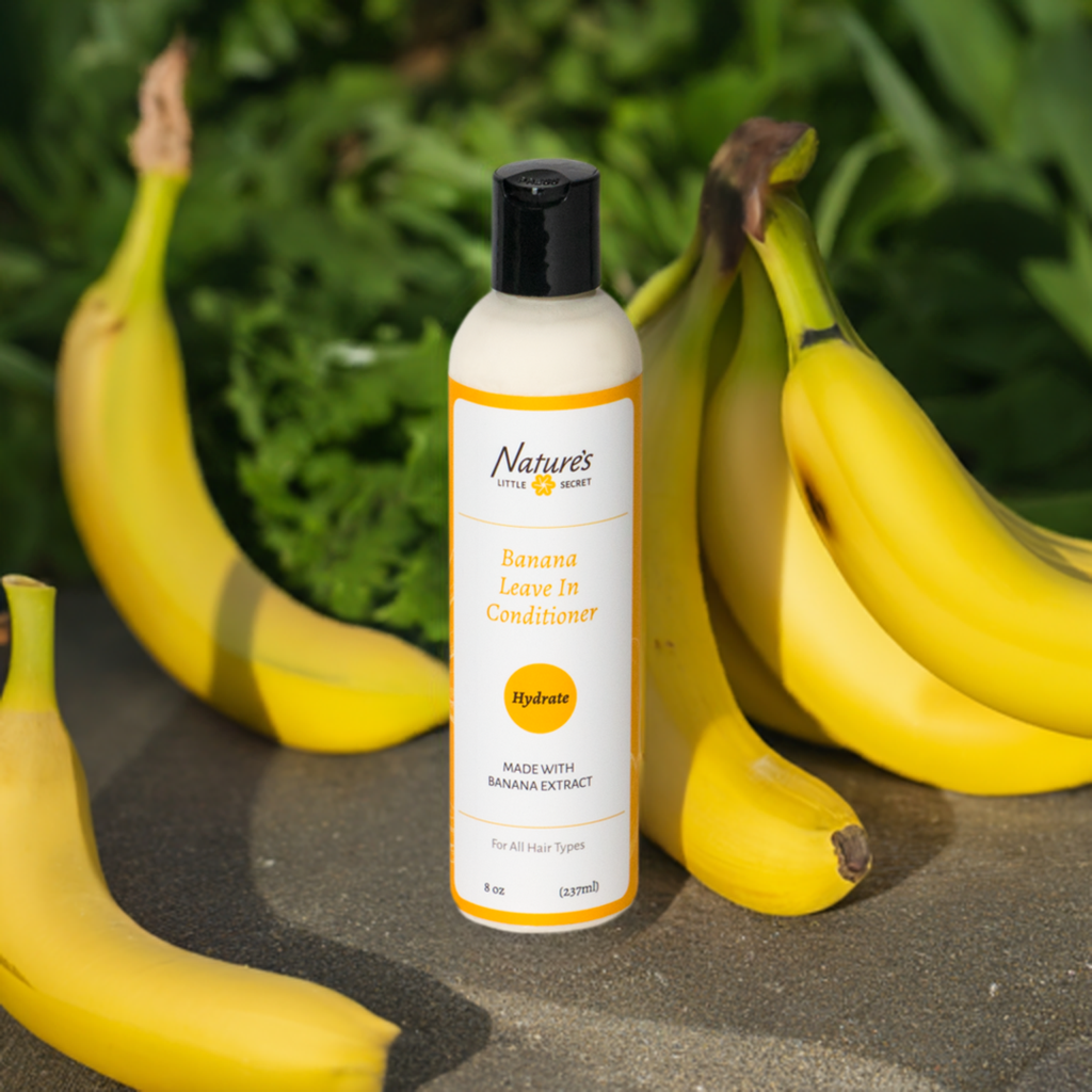 Banana Leave-In Conditioner for Soft, Moisturized Hair – Nature's Banana Leave-In Conditioner for Soft, Moisturized Hair – Nature's